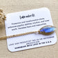 Labradorite Drop Necklace