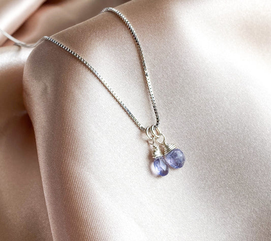 Iolite Pendant & Necklace