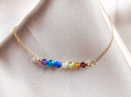 Gold Filled Chakra Necklace