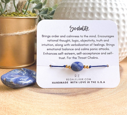 Sodalite Bracelet - Oval