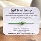 Mini Light Green Evil Eye Bracelet