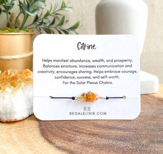 Citrine Chips Bracelet