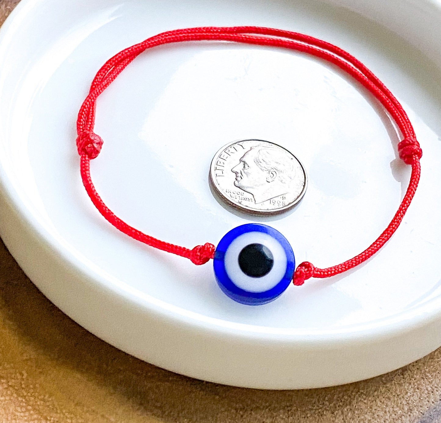 Large Evil Eye Bracelet - Red string bracelet
