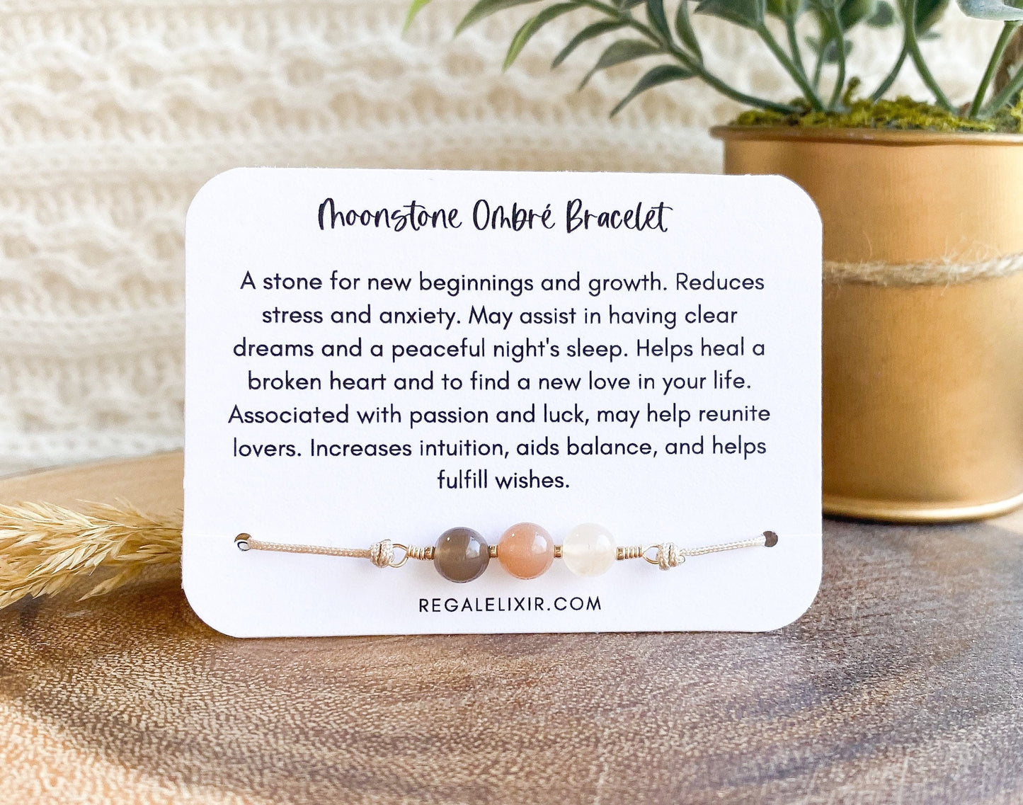 Moonstone Bracelet - Ombré