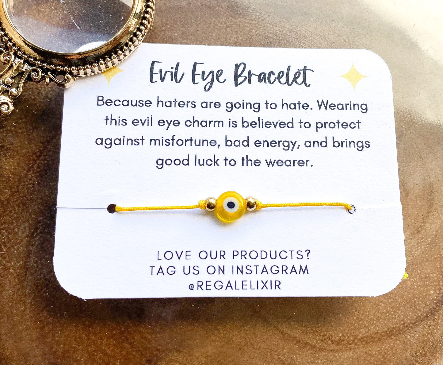 Yellow Evil Eye Bracelet