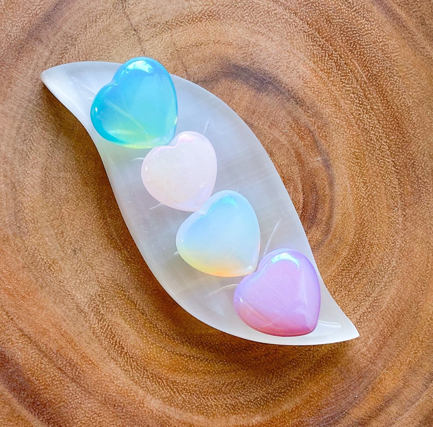 Aura Quartz Hearts