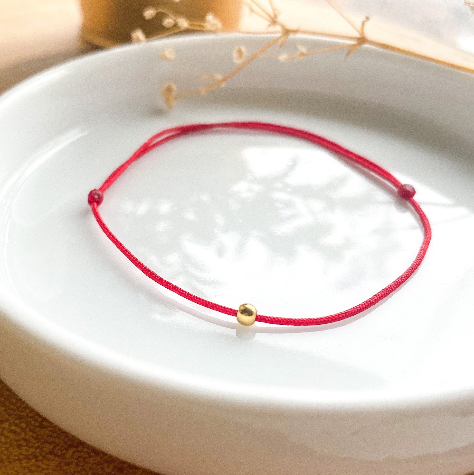 Azabache bracelet | Genuine Azabache bracelet | Jet bracelet with red string | red string bracelet for baby | red string azabache