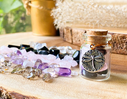 Grief and Loss support gift - crystal bottle