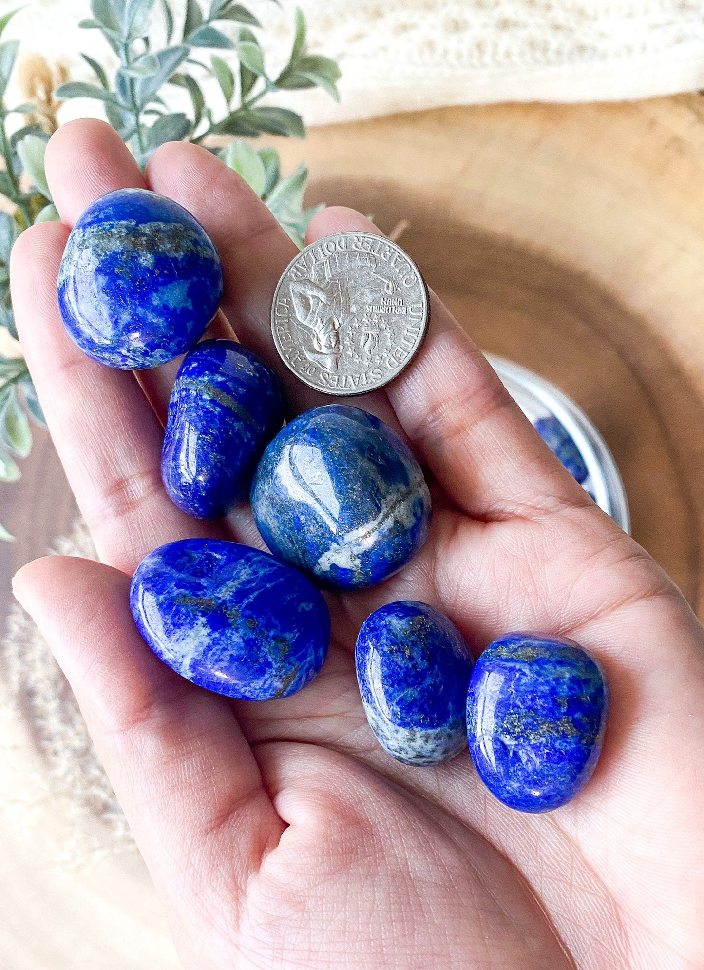 Lapis Lazuli tumbled, pocket stone